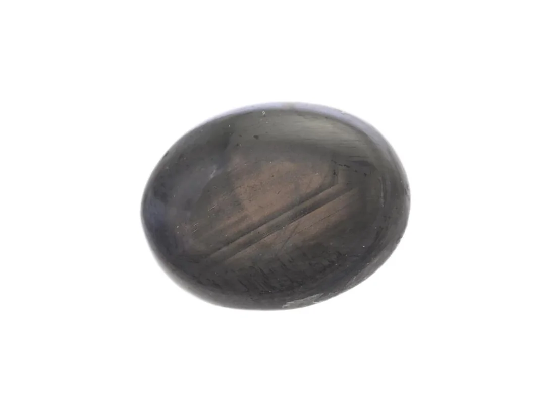 STJÄRNSAFIR, cabochonslipad, ca 4,43 ct, mått 9,8x7,6x4,8 mm. — Ädelstenar/Safirer — Kaplans