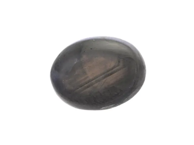 STJÄRNSAFIR, cabochonslipad, ca 4,43 ct, mått 9,8x7,6x4,8 mm.