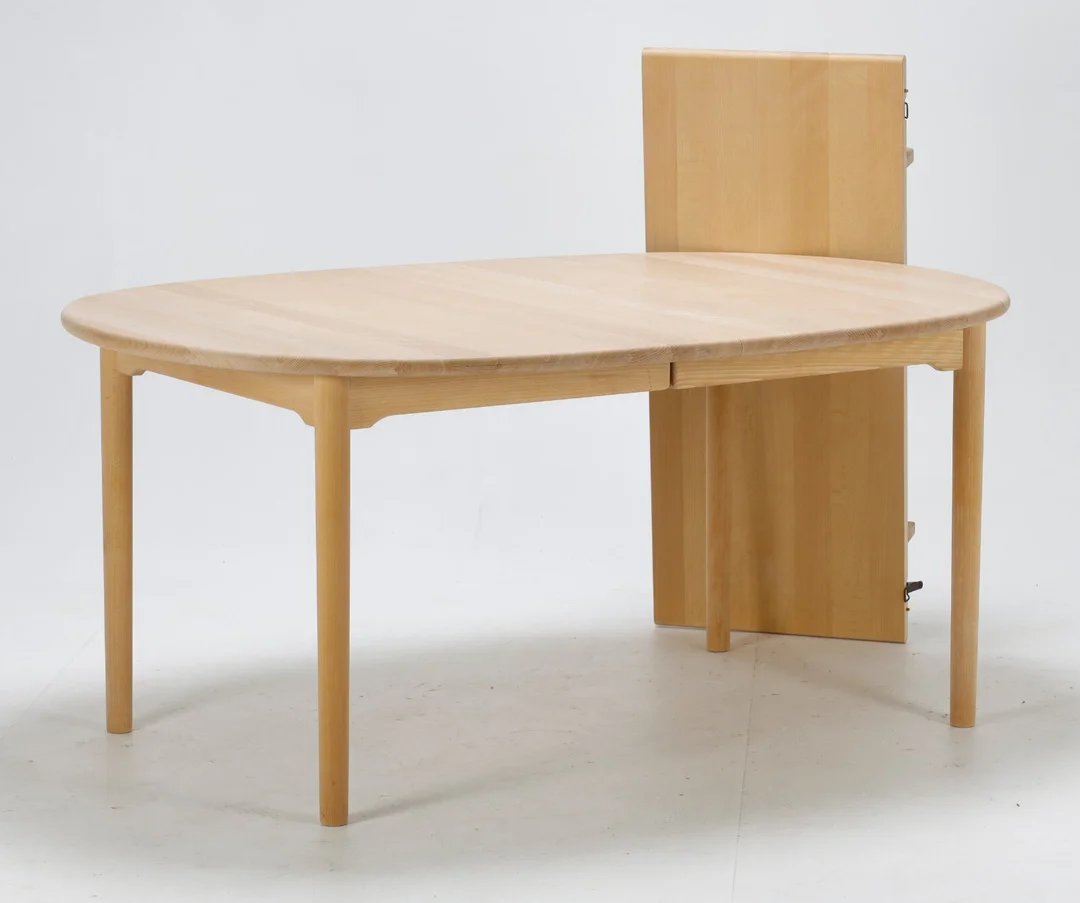 Andreas Hansen for Brdr. Andersen. Dining table of solid soap-treated beech wood (2) — Furniture/Dining tables, dining room furniture — Lauritz