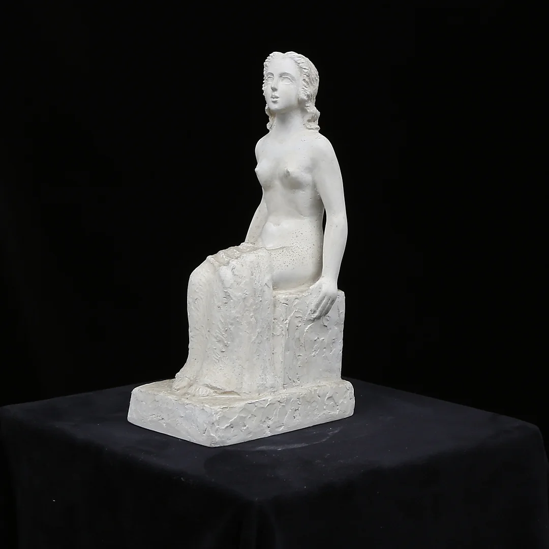 CARIN NILSON(1884-1973). Skulptur, gips, signerad. — Sculptures & Bronzes — Gomér & Andersson Linköping