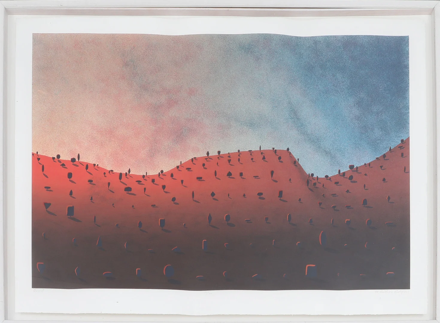KRISTIAN KROKFORS. Färglitografi, numrerad 100/100, signerad, daterad -84. — Engravings & Prints — Södermanlands Auktionsverk