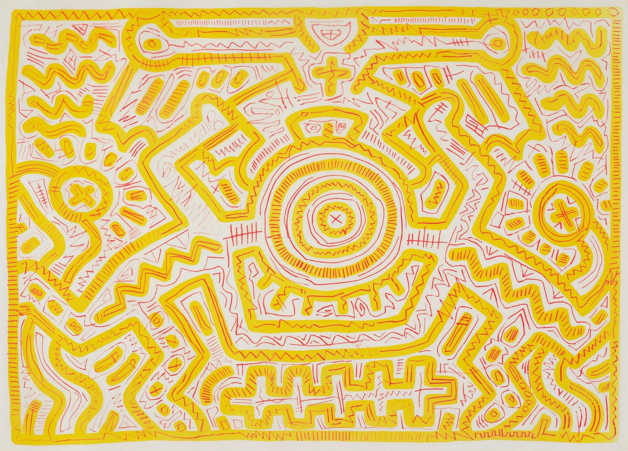 Keith Haring, Utan titel. — Bukowskis