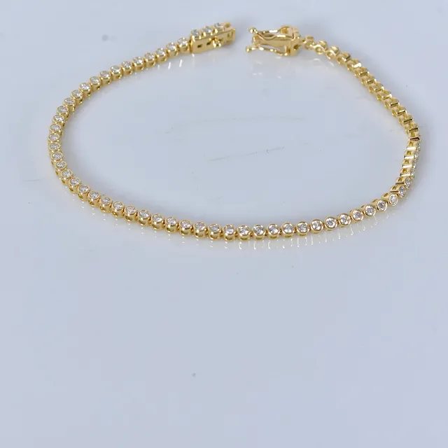 ARMBAND, tennisarmband 1,23ct, 18K.