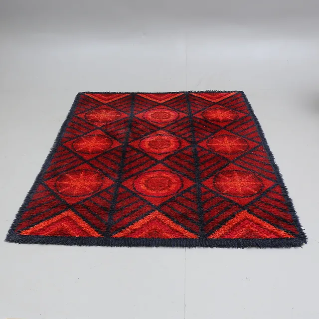 RYAMATTA, 193 x 140 cm, 1960-tal.