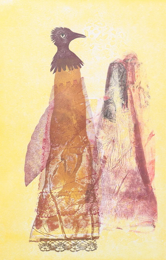 MICHAEL HASKETT. Färglitografi, komposition, signerad, daterad 93. — Engravings & Prints — Auktionshuset Thelin & Johansson