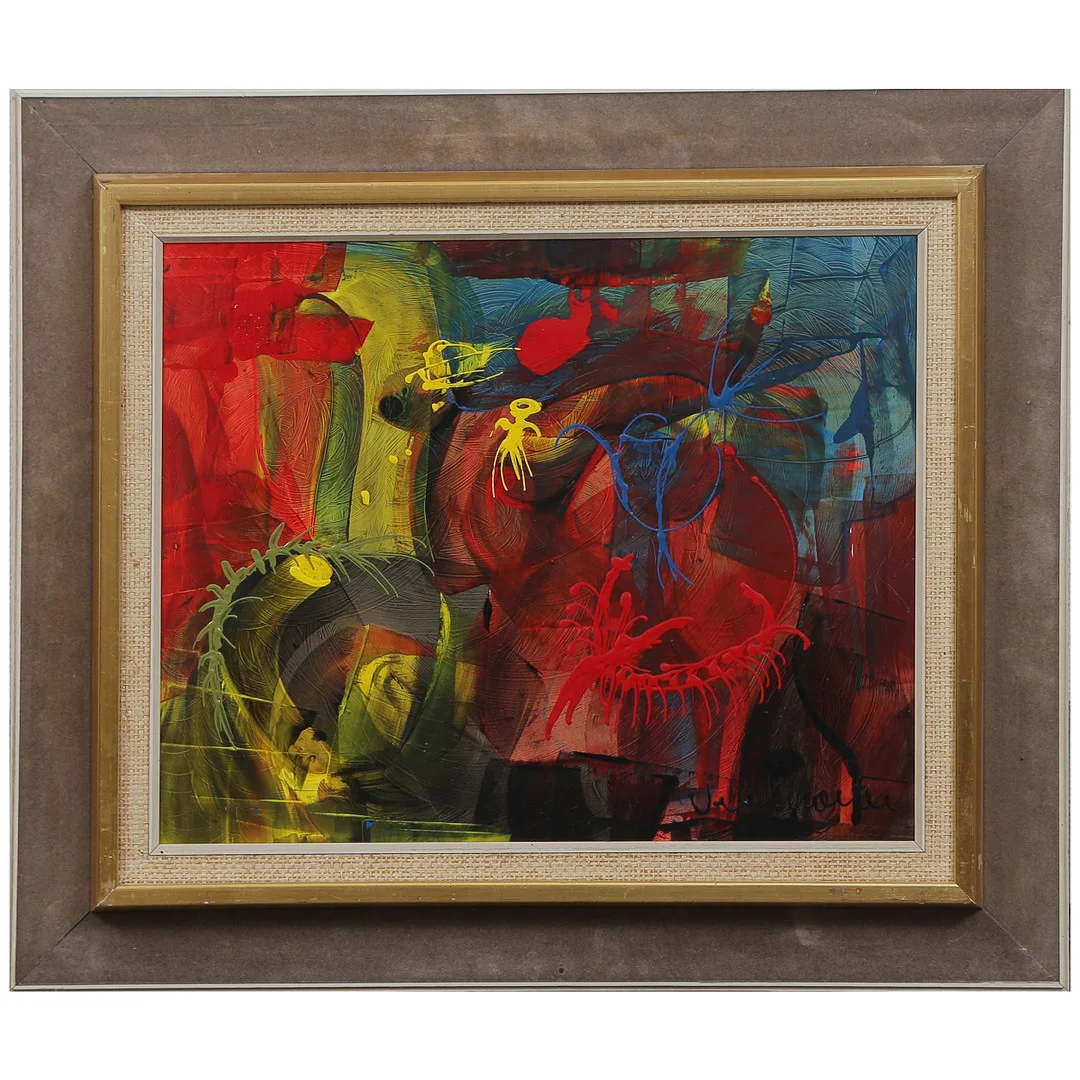 VALDEMAR VENNERSTEN (F 1907) OLJA PÅ PANNÅ. — Paintings — Auktionskammaren Sydost Kalmar