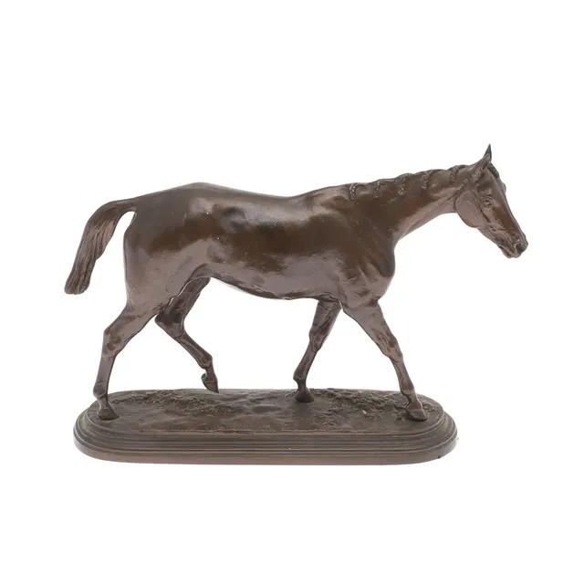 AFTER ISIDORE JULES BONHEUR (1827-1901), HORSE AT THE PACE.