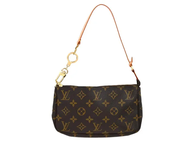 VÄSKA, LOUIS VUITTON, Pochette Accessoires, monogram canvas, guldfärgade beslag, 22x13x3 cm, märkt CA0096, år 2006, dustbag.