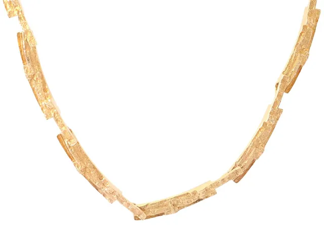 LAPPONIA, collier, Tundra, 18K guld, Björn Weckström, längd 42 cm, vikt 33,1 g.