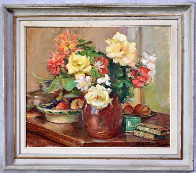 NILS FORSBERG. 1870-1961 d.y stilleben signerad.