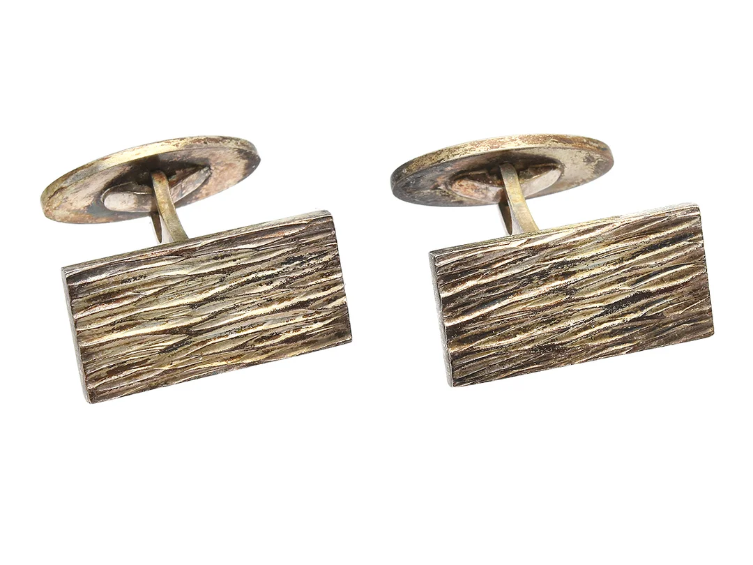 MANSCHETTKNAPPAR, sterlingsilver, Atelier Borgila Stockholm 1966, vikt 17 g. — Smycken/Manschettknappar — Kaplans