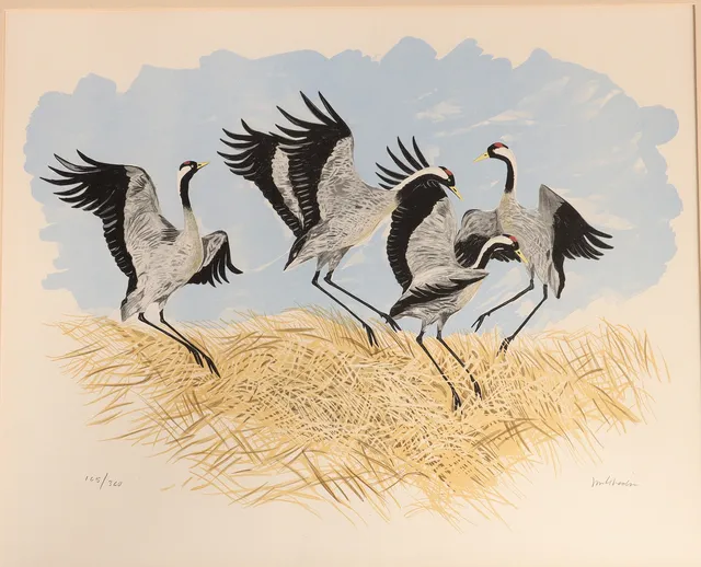 JAN RHODIN. f 1938, Trandans, litografi, signerad, numrerad.