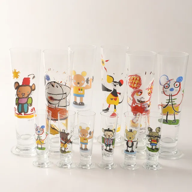 LASSE ÅBERG. Glas, 12 stycken, Ritzenhoff, Tyskland.