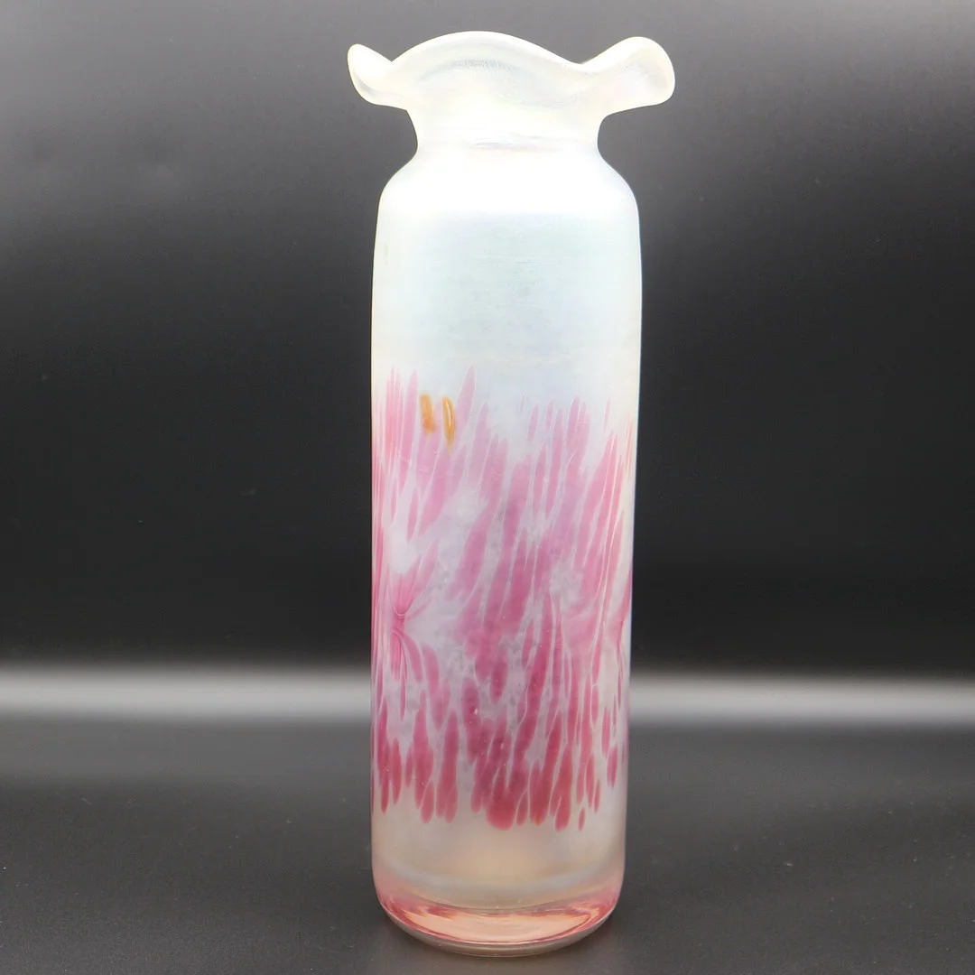 FERDINAND VON POSCHINGER. GLAS VASE. — Other — Kunst- und Auktionshaus Kleinhenz