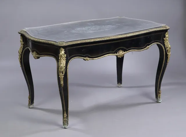 Napoleon III Boulle skrivebord, Frankrig ca. 1860