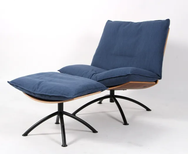 Tom Stepp for MakeNordic, Lounge chair as well as a stool model Primetime limited edition (2)