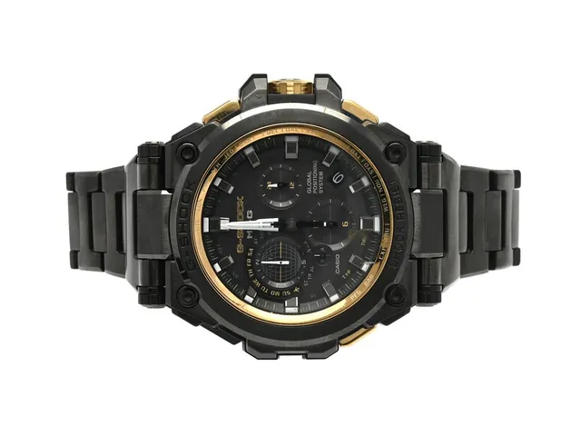 Casio G-Shock G1000/5455, quartz/eco-drive, förädlat stål, safirglas, datum, kronograf, Serienr: 5N085S/G11A334E, Global positining system, med cert ej ifyllt, 2st böcker, i box med ytterkartong och låda, bluetooth, GPS