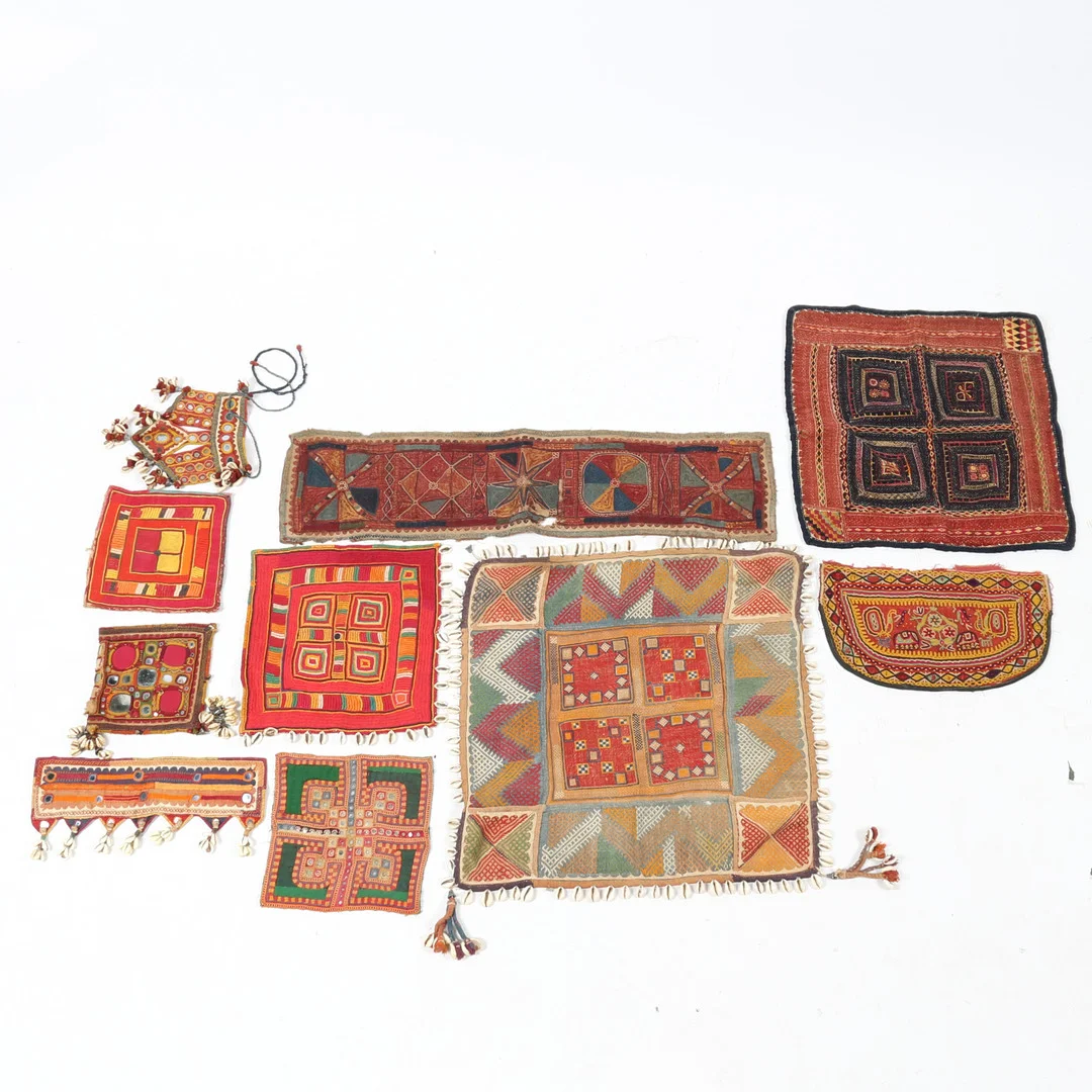 A QUANTITY OF INDIAN BANJARA TEXTILES, 20TH CENTURY (10). — Textiles — Bishop & Miller