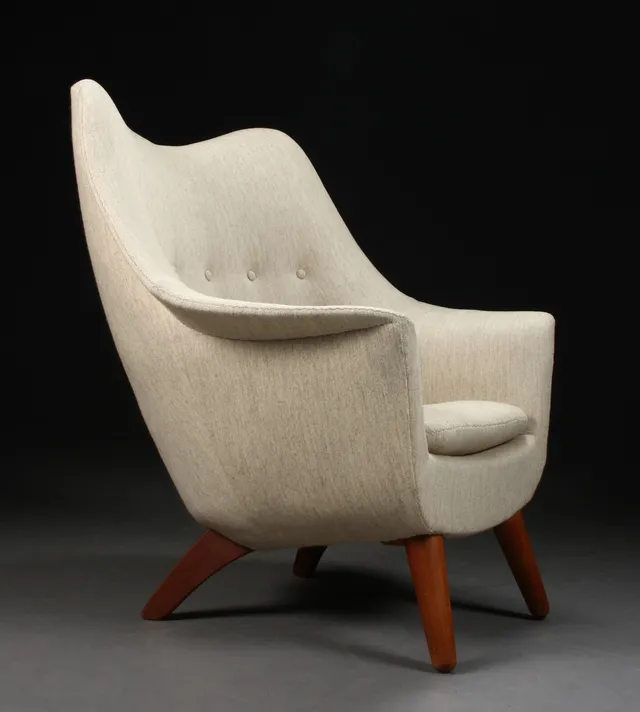 Arne Hovmand-Olsen. Lounge chair, Model 78, extremely rare