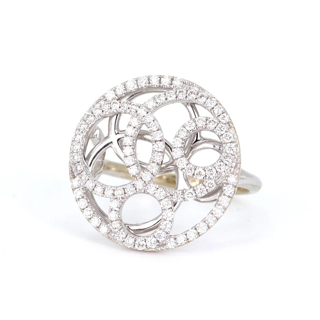DE BEERS 18CT GOLD DIAMOND RING. — Rings — Chalkwell Auctions