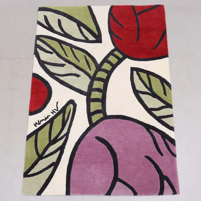 ULRICA HYDMAN-VALLIEN. MATTA, "Tulpan", handtuftad ull, Limited Edition nr. 56.