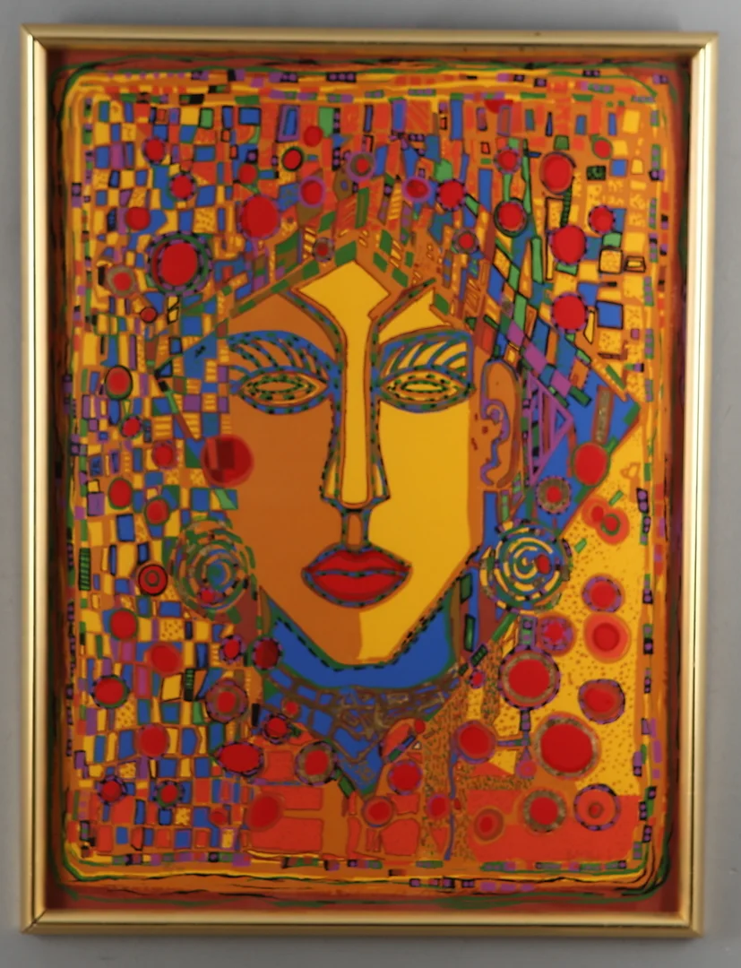 KENT WAHLBECK. "Goddess of Love", seriegrafi, signerad samt numrerad 94/100. — Engravings & Prints — Auktionshuset Kolonn