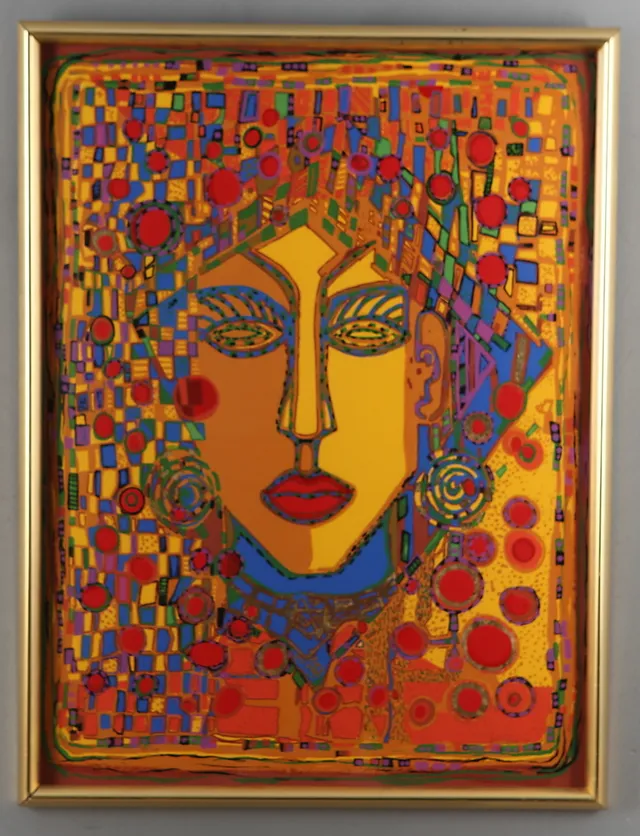 KENT WAHLBECK. "Goddess of Love", seriegrafi, signerad samt numrerad 94/100.
