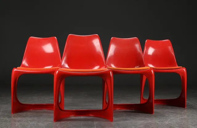 Steen Østergaard. Fire Cado stole, model 291 (4)