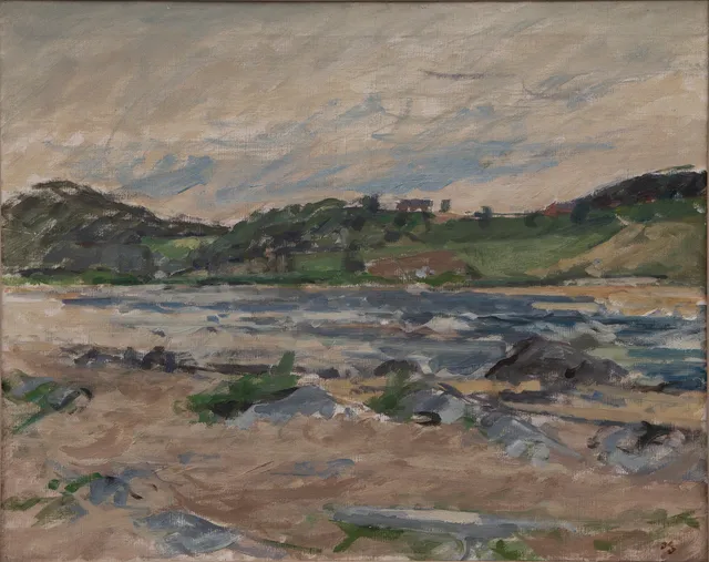 HUGO ZUHR. OLJA på duk, signerad, 1945.