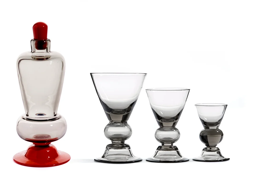Pettersen, Sverre — Karaffel og glass — Gjenstand/Glass — Blomqvist