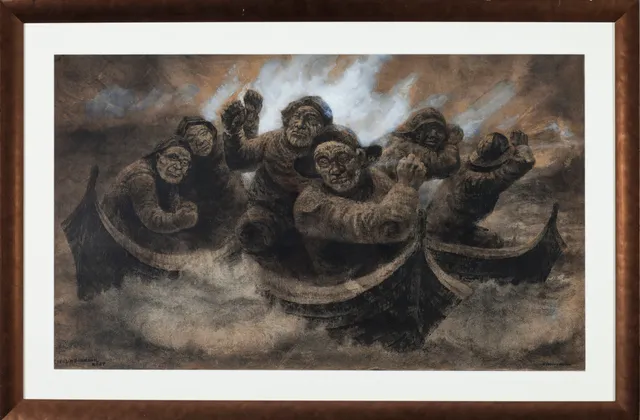 Johnson, Kaare Espolin — "Juksafiskere I" 1956