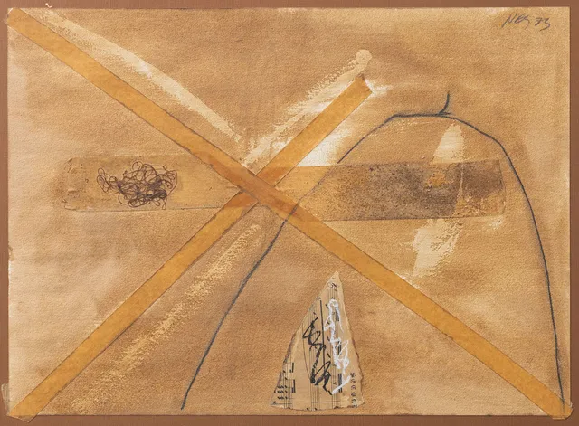 ARAMIS NEY (URUGUAY FÖDD 1943). Abstrakt komposition, mixed media, signerad och daterad Ney -73.