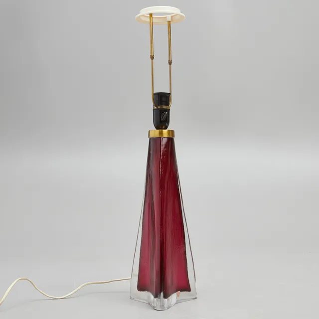 CARL FAGERLUND, Bordslampa, modell RD 1319, Orrefors, 1960-tal.