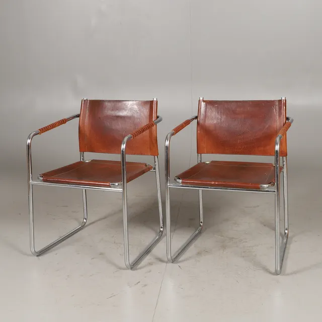 KARIN MOBRING, karmstolar, 1 par, "Amiral", IKEA, 1970-tal.