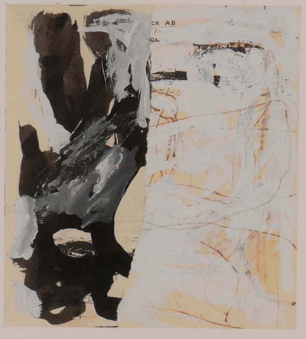 LARS KARLMARK. Blandteknik, signerad a tergo. — Paintings — Auktionsfirma Kenneth Svensson i Kalmar