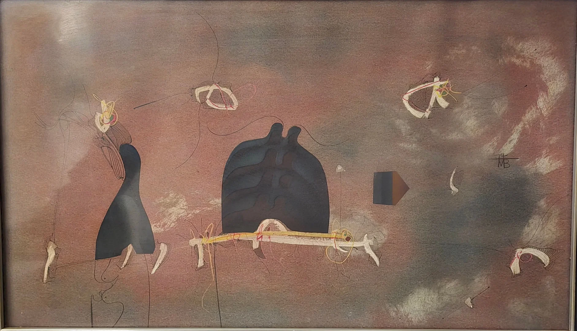 MANUEL BEA CERVERA. COMPOSICIÓN. ÓLEO SOBRE TELA. 1979. — Paintings — Barcelona Auctions