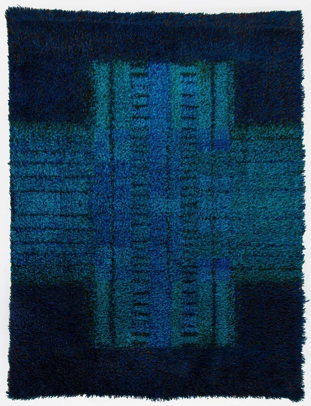 Ritva Puotila, ryamatta, Oy Finnrya Ab. Ca 177x136 cm.