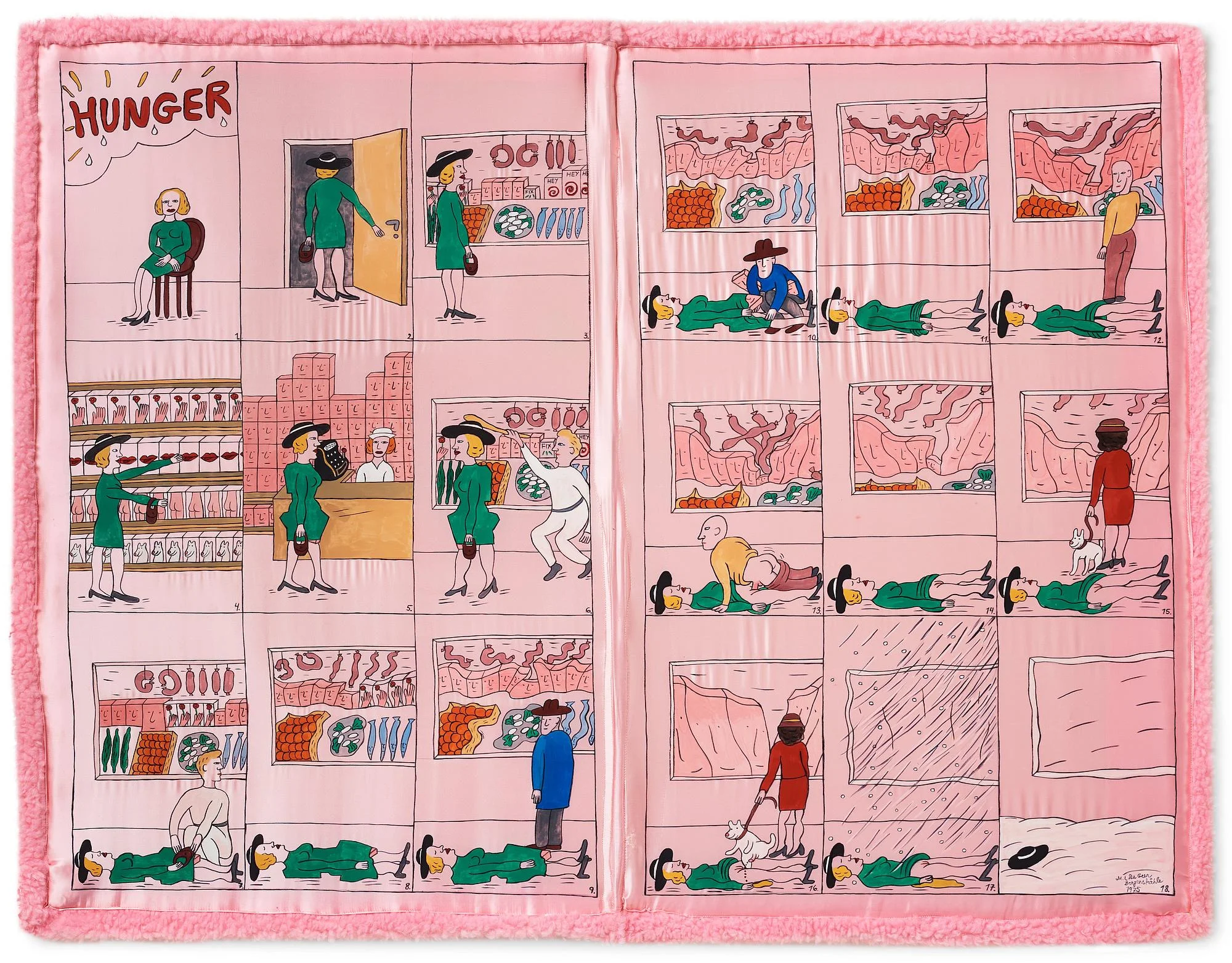 Marie-Louise Ekman, "Hunger/Pink Silk Book". — Bukowskis