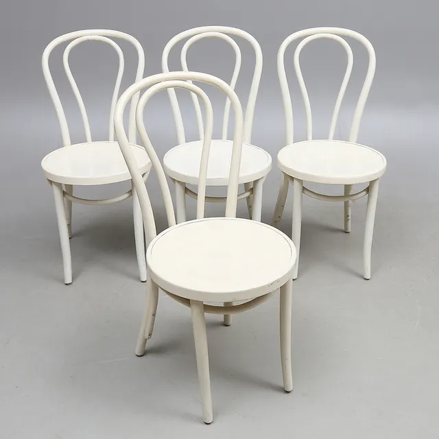 STOLAR, 4 st, Thonetstil, 1900-tal.