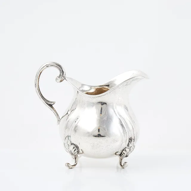 GRÄDDKANNA, silver, svensk importstämpel, 1900-tal.