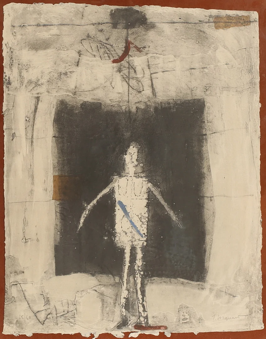 JAMES COIGNARD. Carborundumetsning, signerad. — Paintings — RA Auktionsverket Norrköping