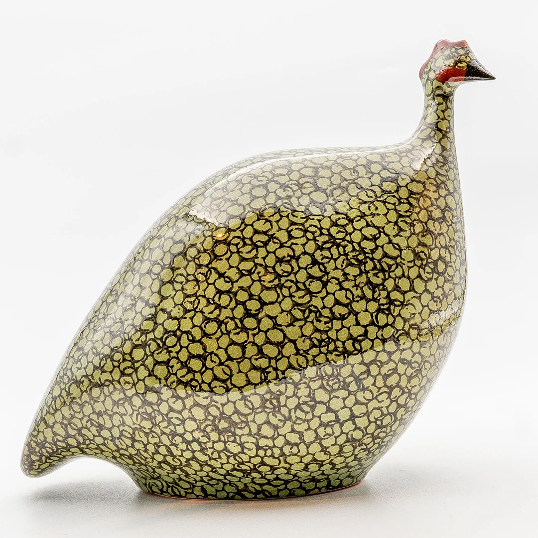 HEIDI CAILLARD. Keramik "Guineau Hen" 1900-tal. — Sculptures & Bronzes — Norrlands Auktionsverk