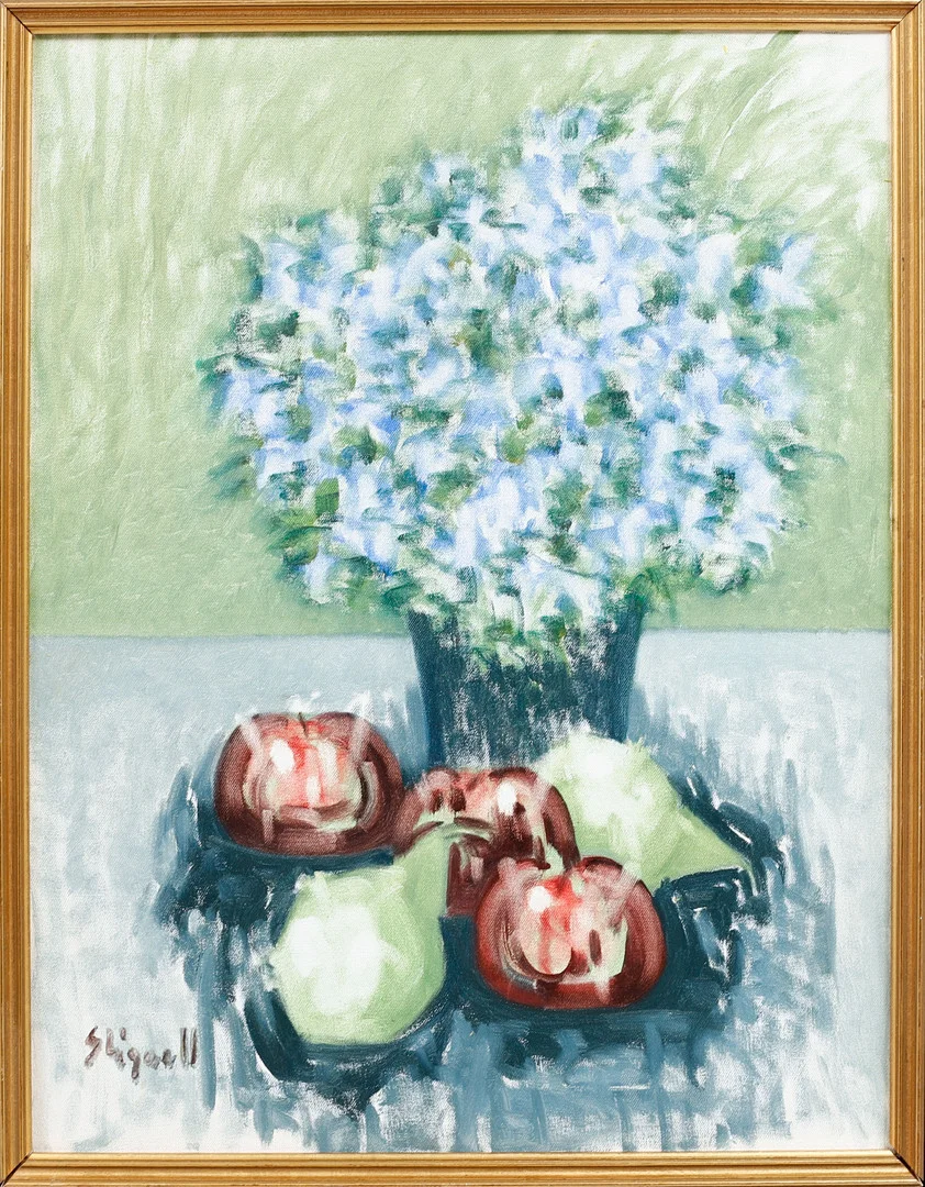 SVEN LIGNELL. Stilleben, olja på duk, signerad. — Paintings — Göteborgs Auktionsverk
