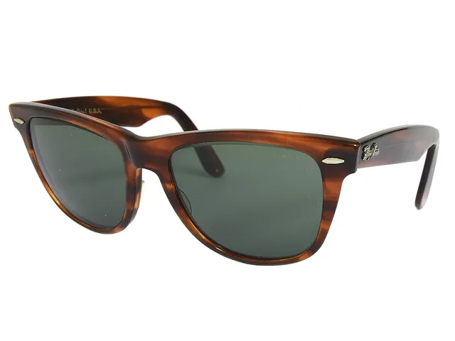 SOLGLASÖGON, RAY-BAN, Wayfare, u.s.a, melerade bågar, etui (ej orginal).