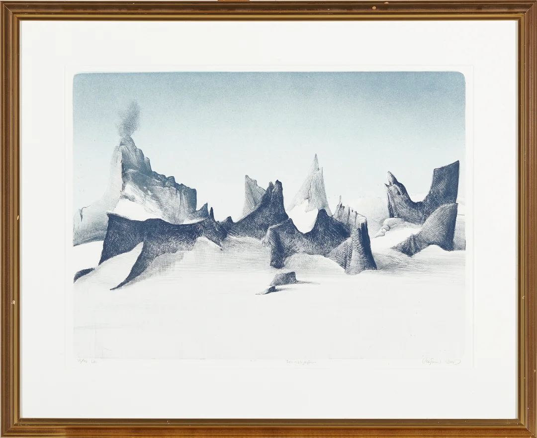 Sand, Vebjørn — "Fenriskjeften" — Kunst/Grafikk — Blomqvist