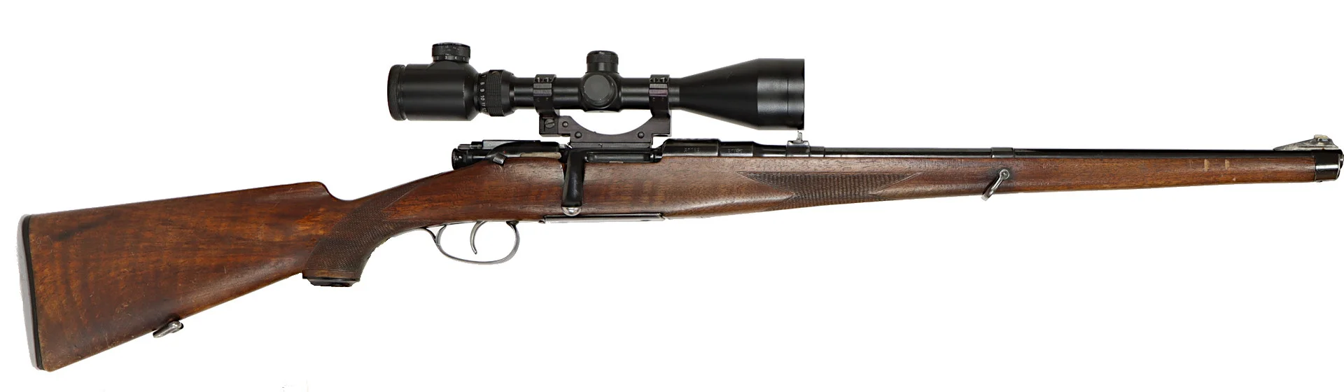 KULGEVÄR, Repeter, fabrikat Mannlicher, modell 1950, kaliber 30-06, tillv.nr 21159, se-nr SE0009435. — Rifles — Walter Borg
