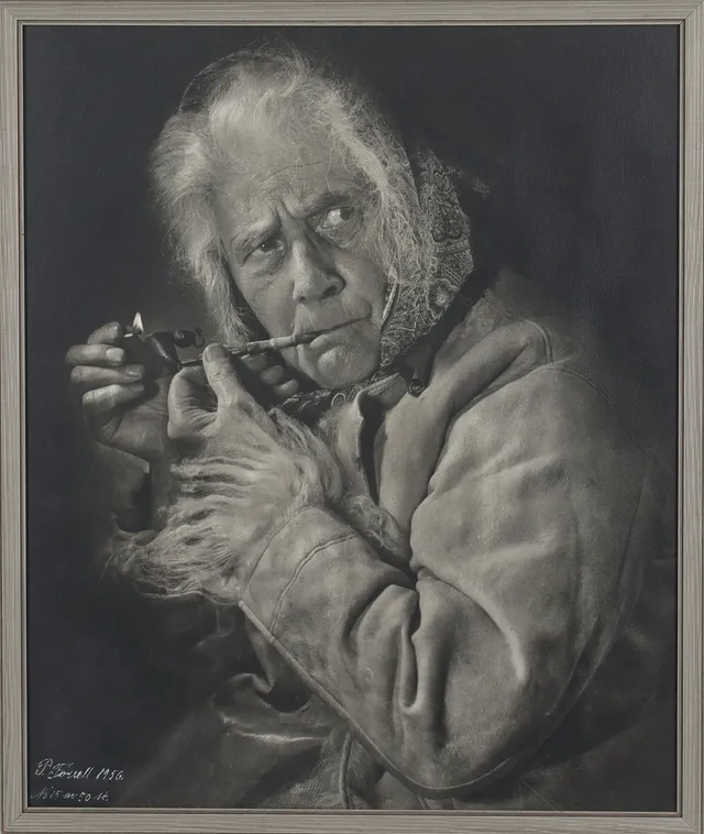 PER FORSELL. "Tenn-Marit", fotografi, signerad och märkt 15 av 50, daterad 1956.