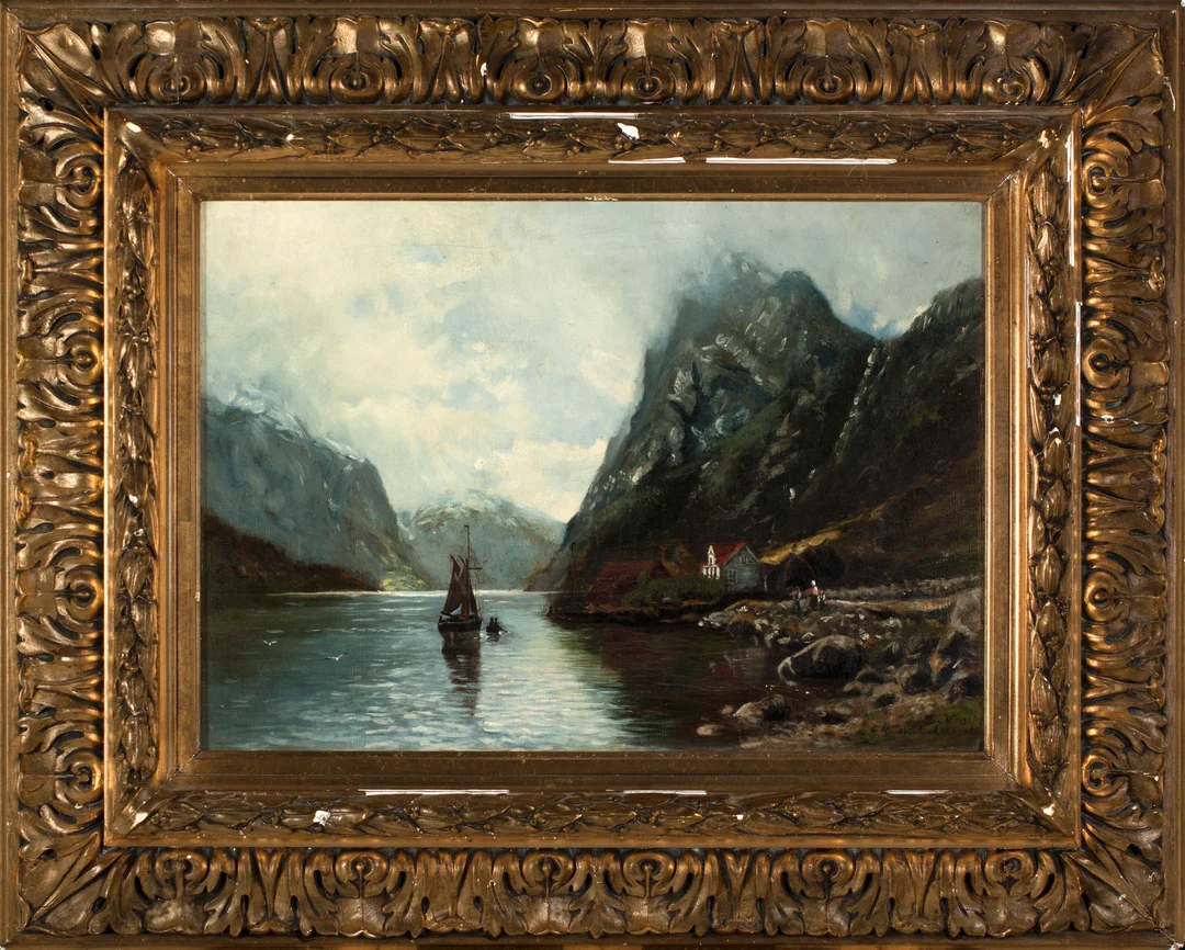 Askevold, Anders — Vestlandsfjord, 1892 — Kunst/Maleri — Blomqvist