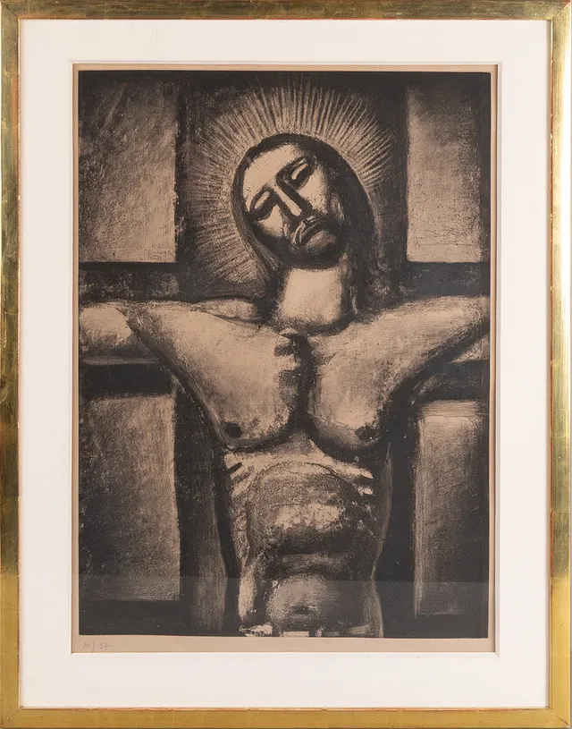 GEORGES ROUAULT (1871-1958). Kristus, etsning.