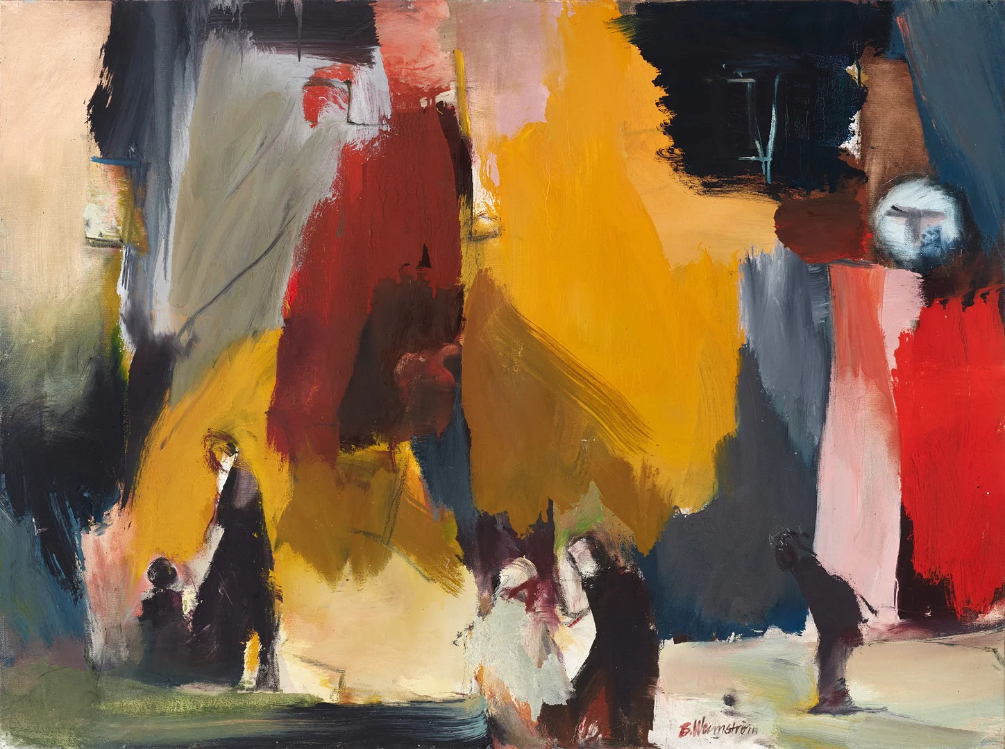 BERNDT WENNSTRÖM (född 1945), "Hornstull" - Stockholm, signerad, olja på duk. — Paintings — Crafoord Auktioner Stockholm